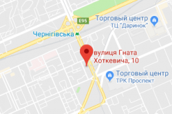 Карта расположения нотариуса Кирилюк Дмитрий Владимирович