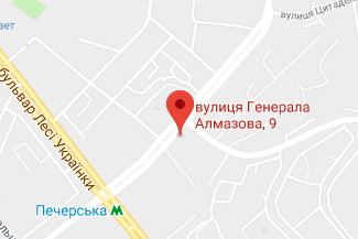 Карта расположения нотариуса Левченко Валентина Николаевна